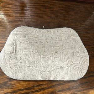 Handmade Richere Vintage Intricate Beaded Snap Clutch